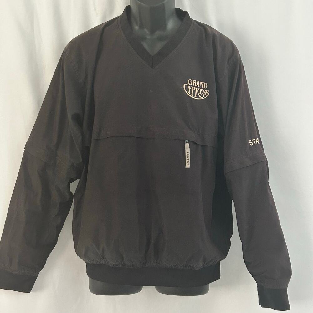 Weatherproof Golf Staff Convertible Windbreaker Short Sleeve Packable M